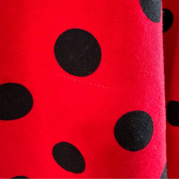 Grace Karin size L Red dress with black polka dots - Picture 7 of 7